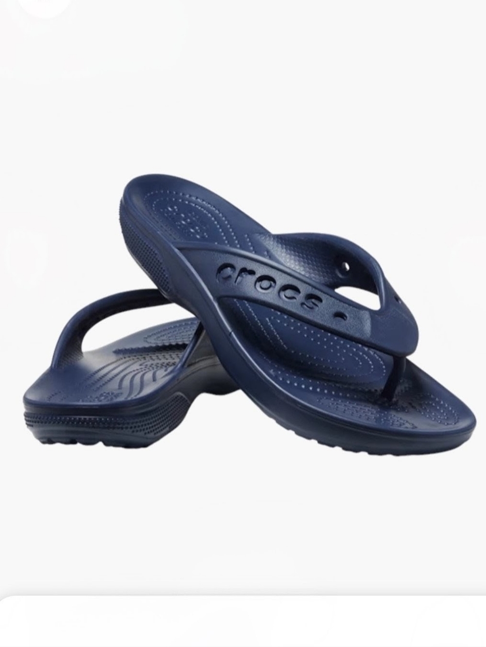 CROCS Navy Blue Classic Flip Sandals